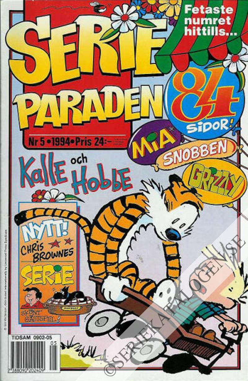 Framsida på Serie-paraden #5 (1994)