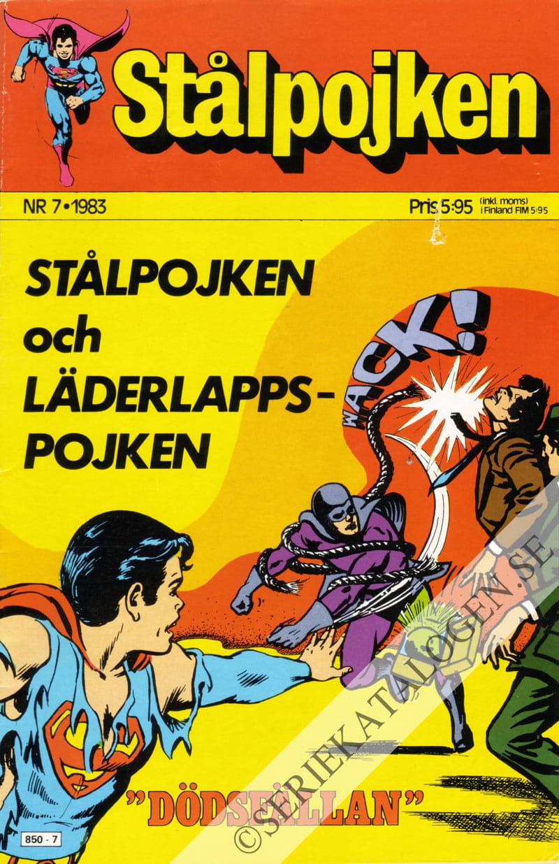 Framsida på Stålpojken #7 (1983)