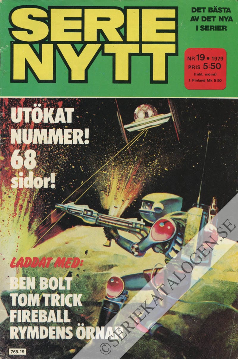 Framsida på Serie-Nytt #19 (1979)