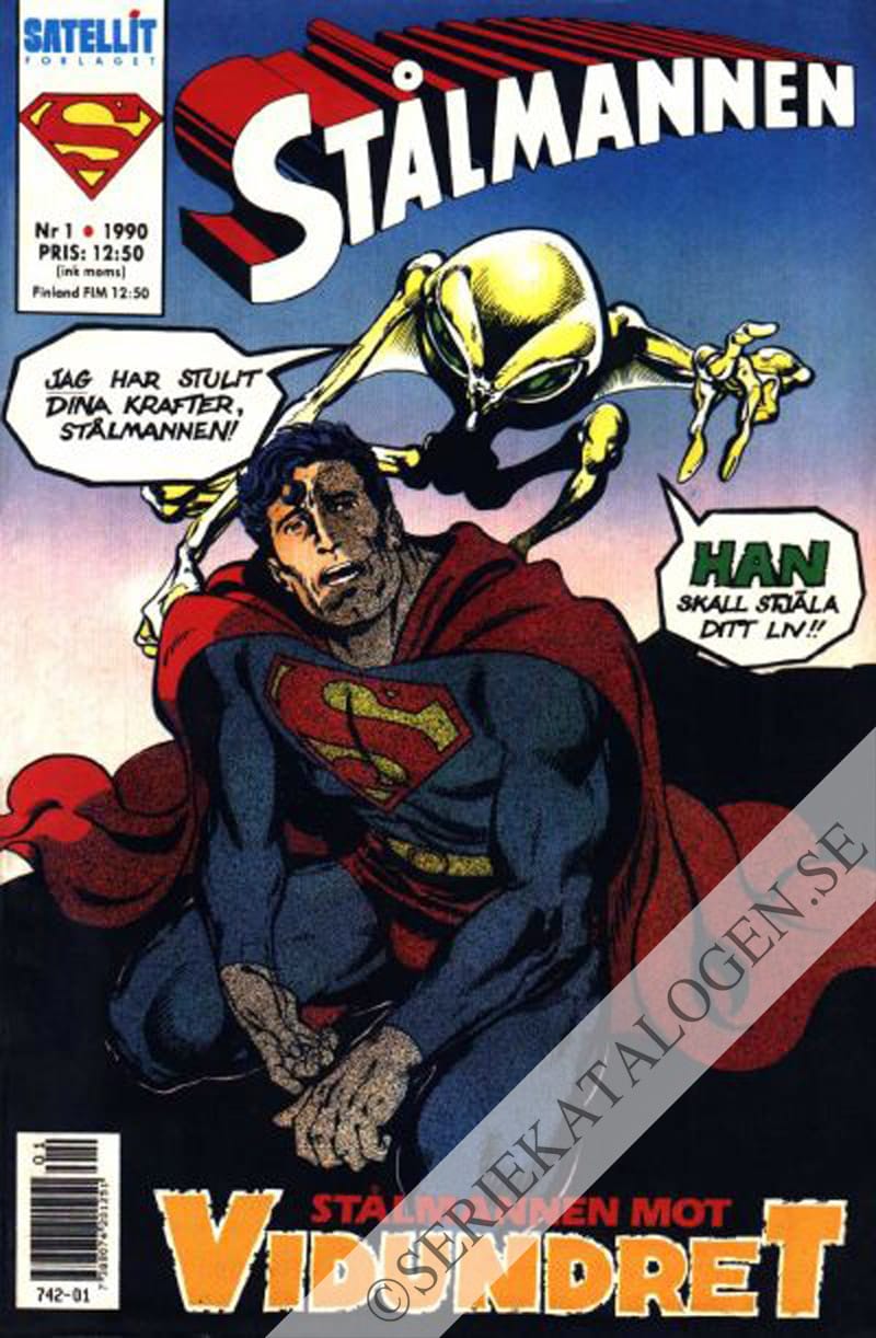 Framsida på Stålmannen #1 (1990)