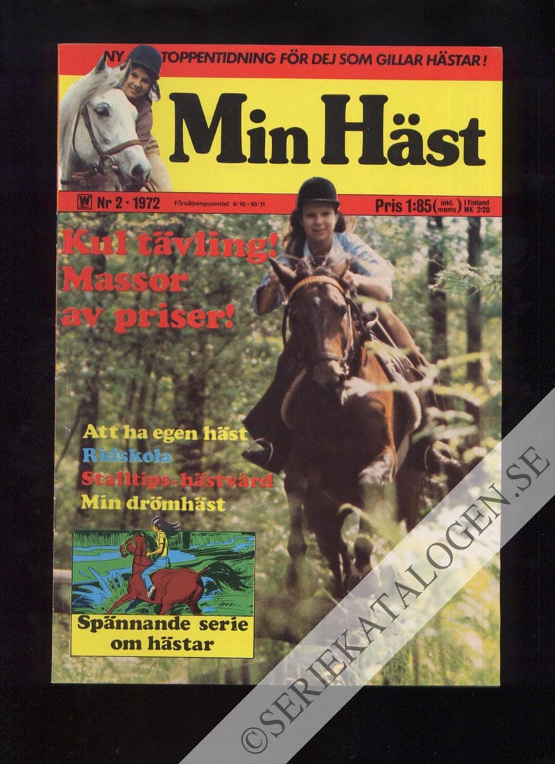 Framsida på Min häst #2 (1972)