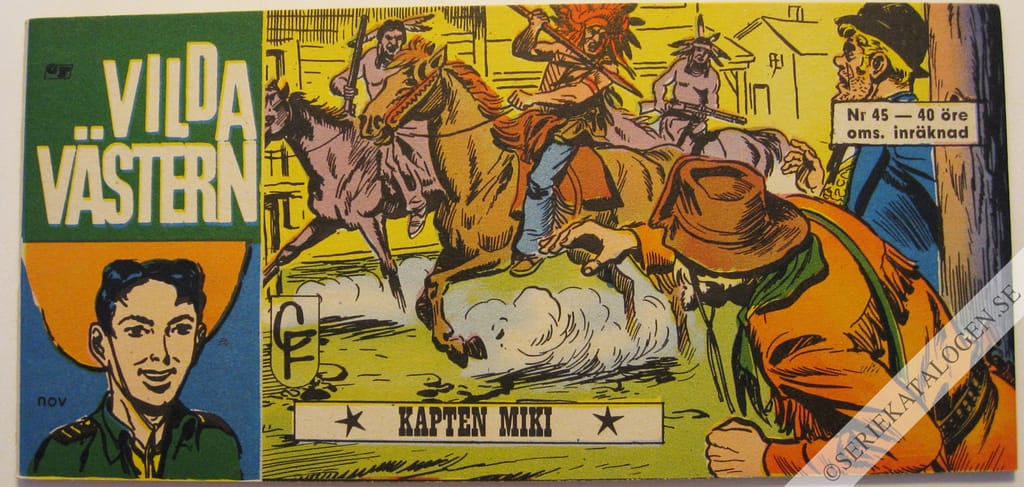 Framsida på Vilda Västern #45 (1964)