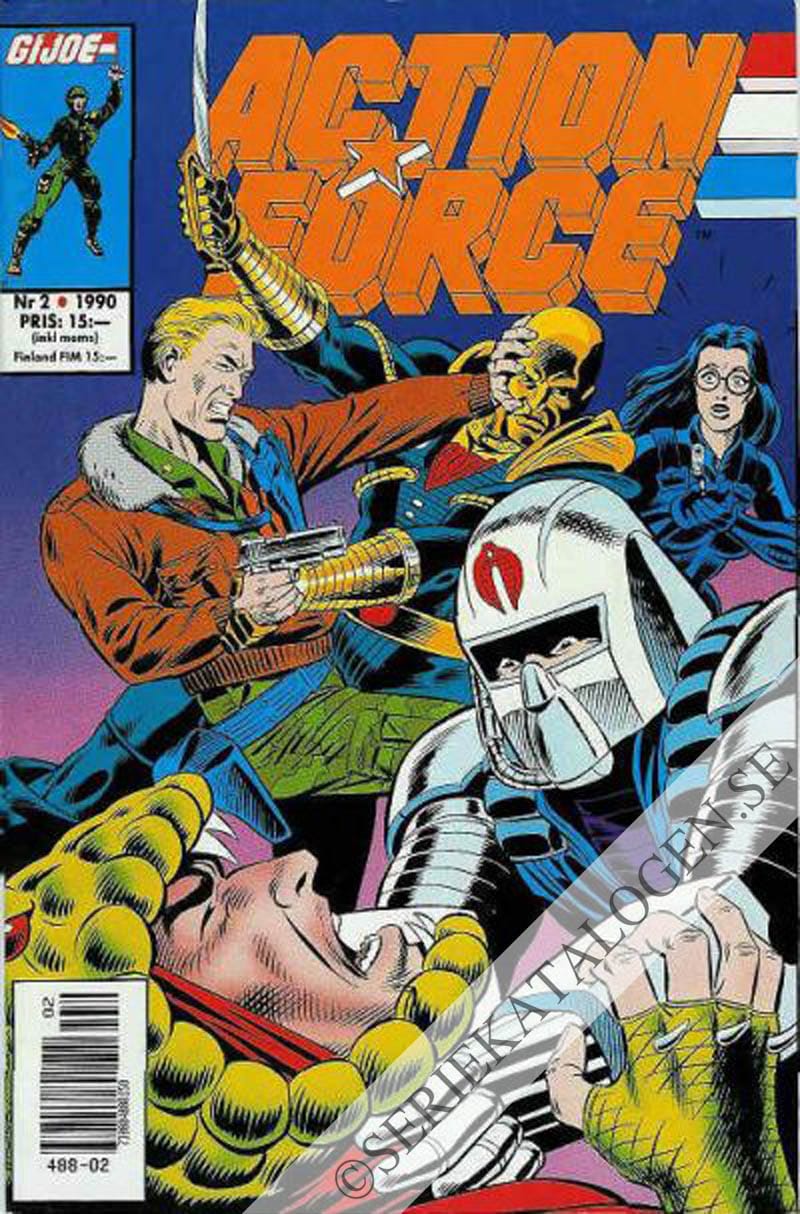 Framsida på Action force #2 (1990)