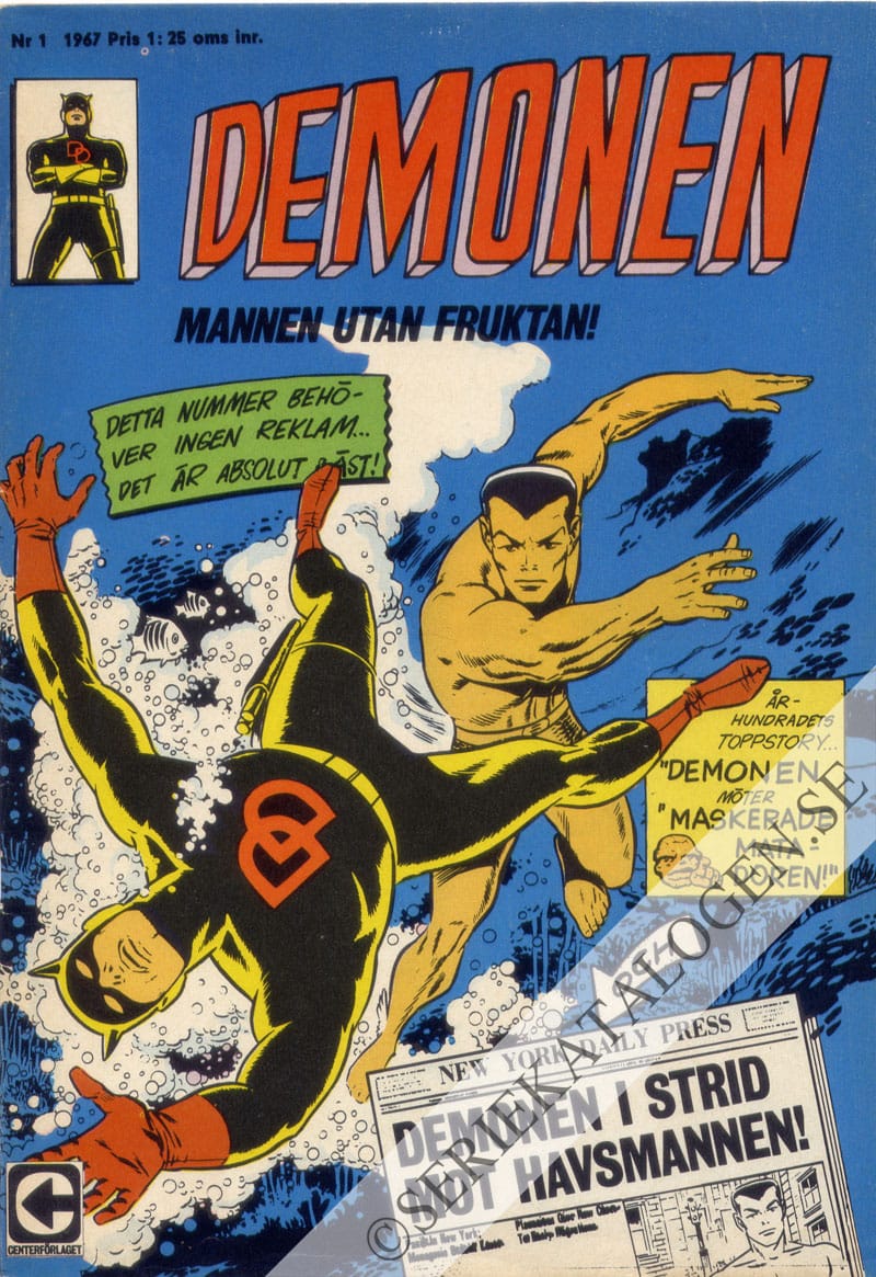 Framsida på Demonen #1 (1967)