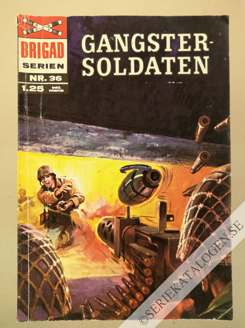 Framsida på Brigadserien Gangster soldaten (1969)