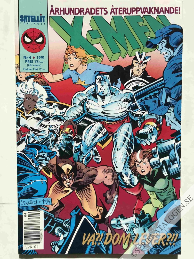 Framsida på X-Men #4 (1991)