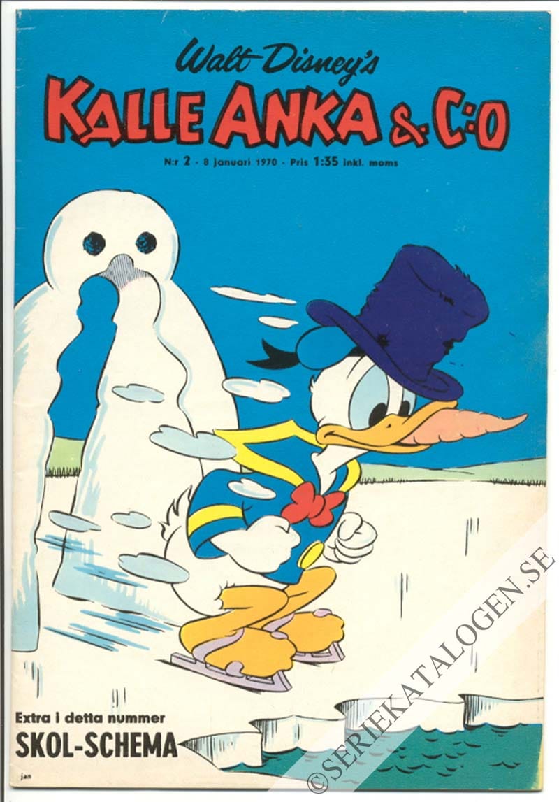Framsida på Kalle Anka & C:o #2 (1970)