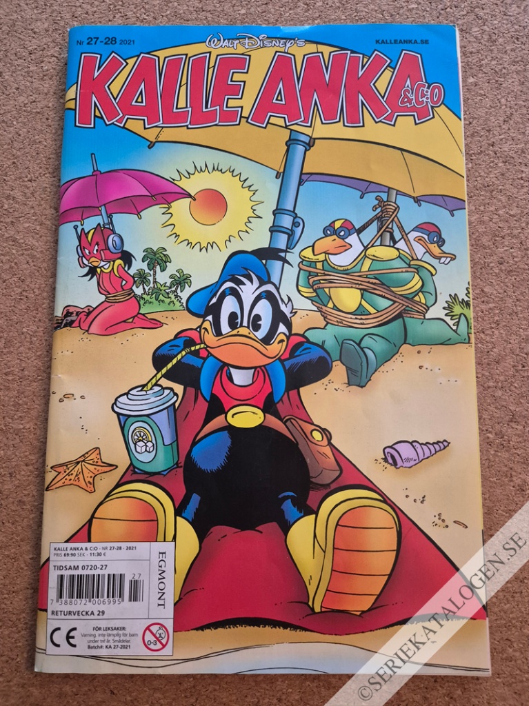 Framsida på Kalle Anka & C:o #27-28 (2021)