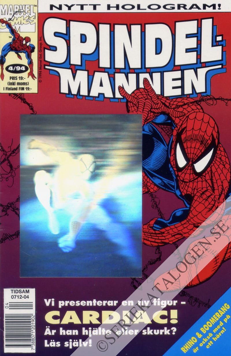 Framsida på Spindelmannen #4 (1994)