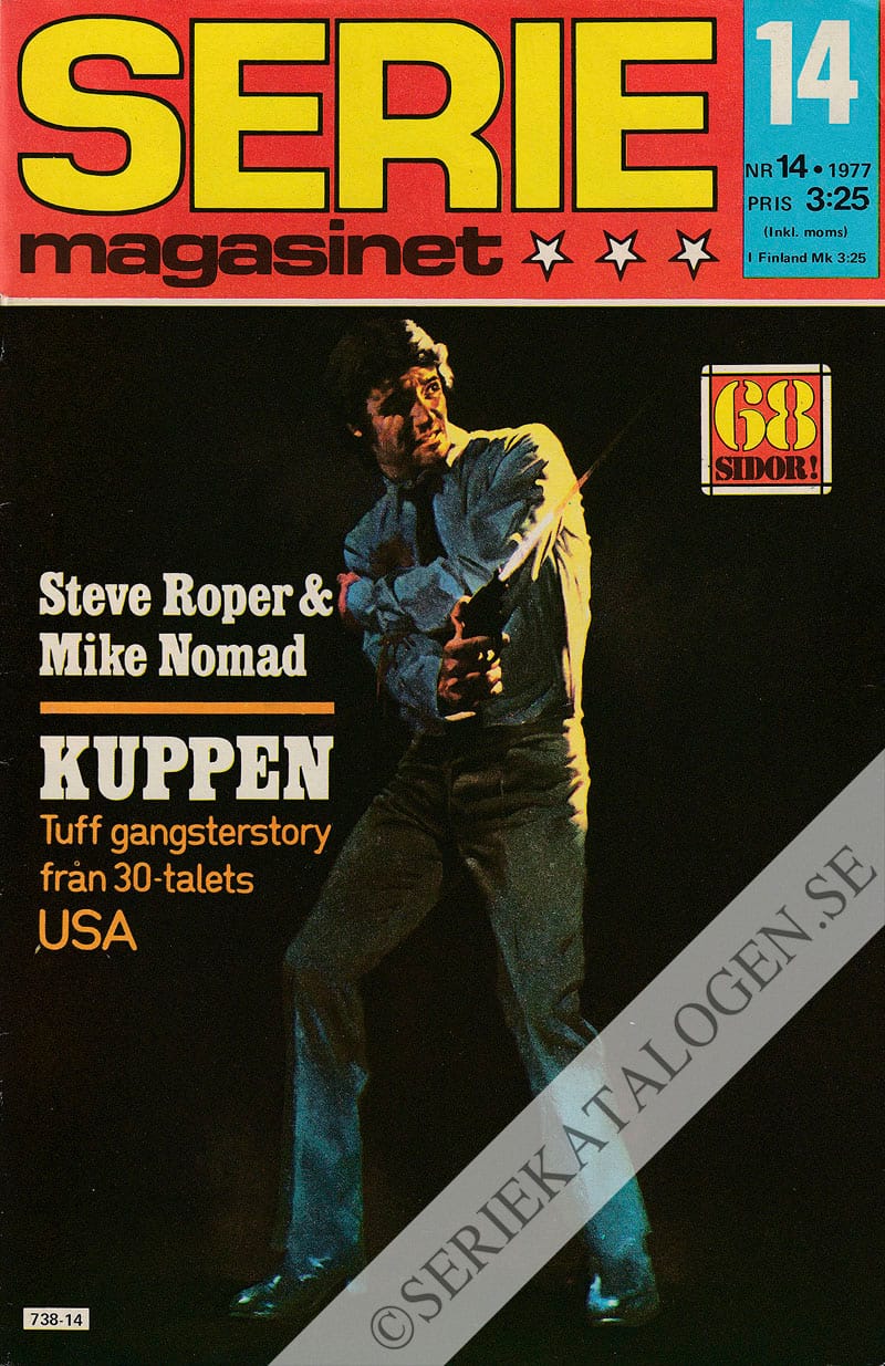 Framsida på Seriemagasinet #14 (1977)