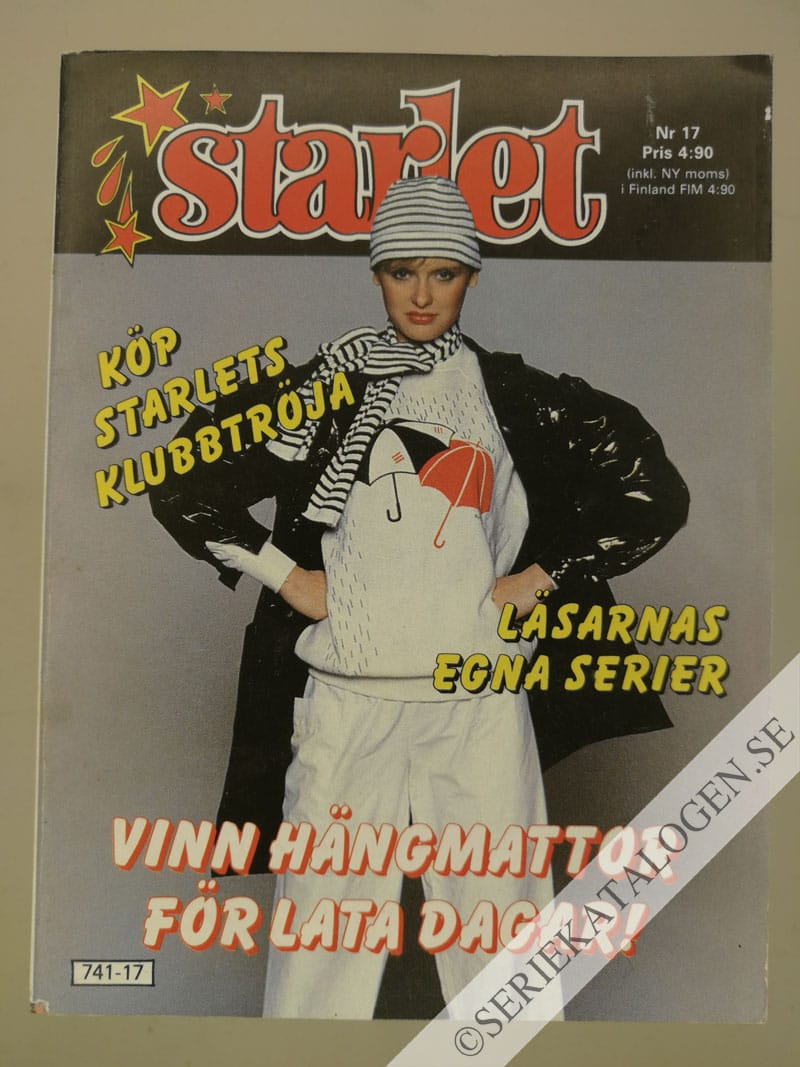 Framsida på Starlet #17 (1983)