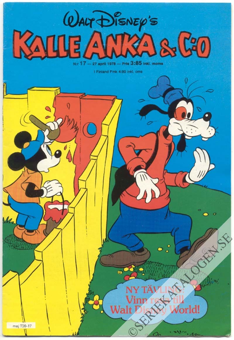 Framsida på Kalle Anka & C:o #17 (1978)