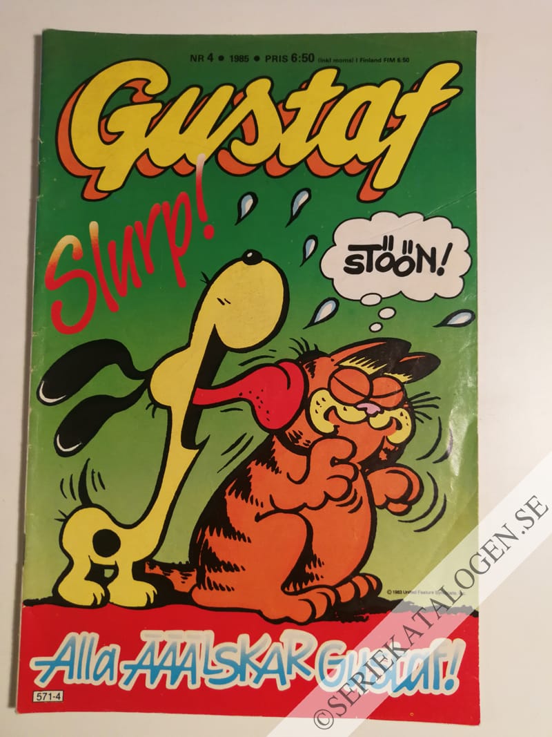 Framsida på Gustaf #4 (1985)