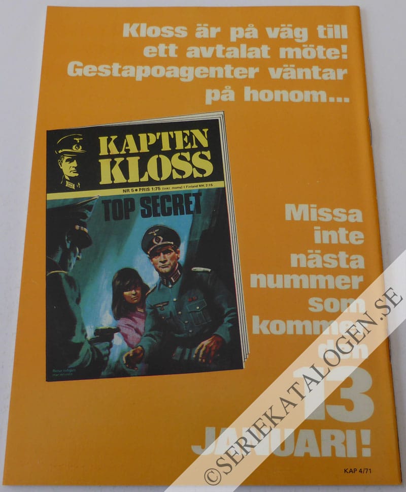 Baksida på Sabotage (1971)