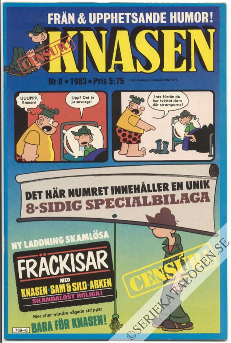 Framsida på Knasen #8 (1983)