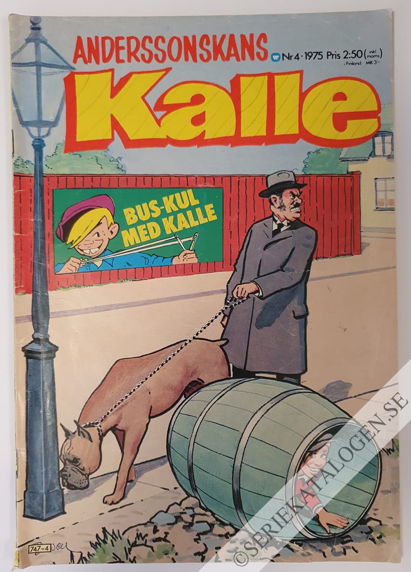 Framsida på Anderssonskans Kalle #4 (1975)