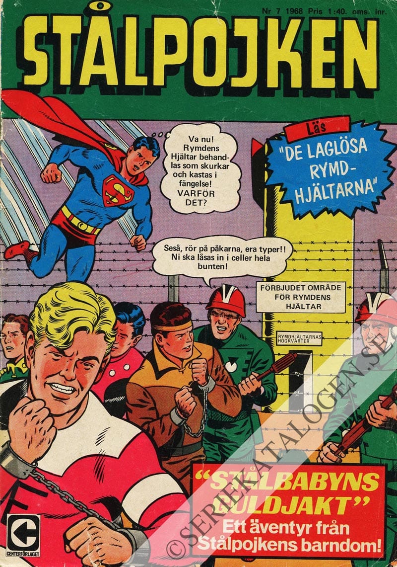 Framsida på Stålpojken #7 (1968)