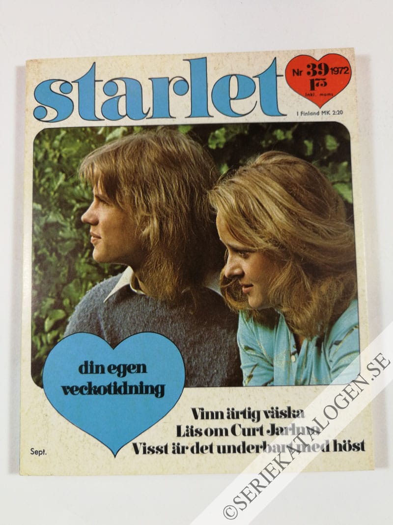 Framsida på Starlet #39 (1972)