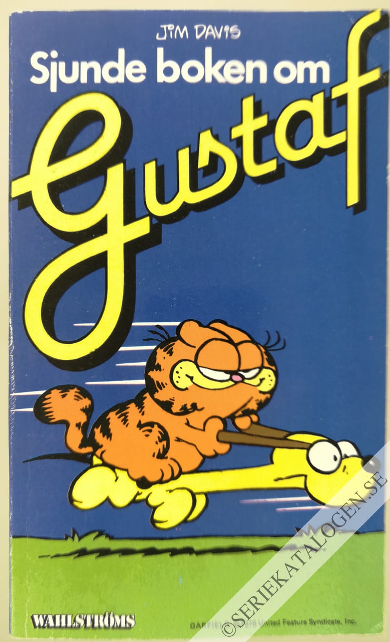 Framsida på Gustaf Sjunde boken om Gustaf (1984)