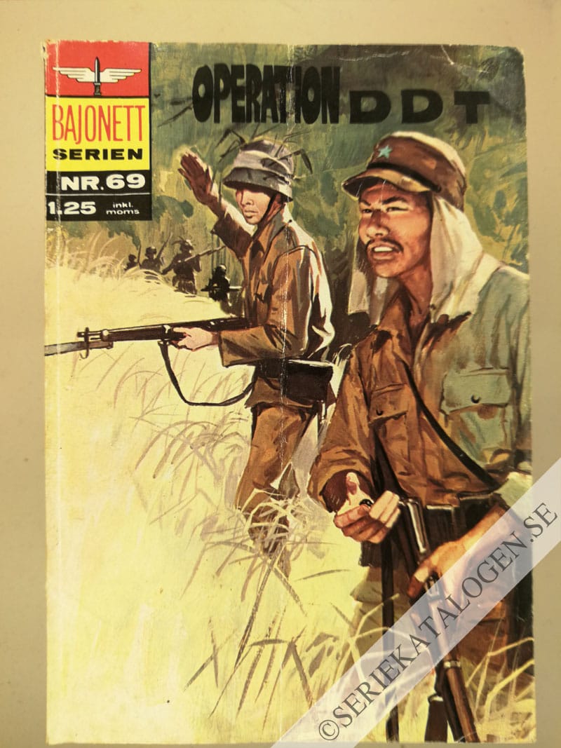 Framsida på Bajonettserien Operation DDT (1970)