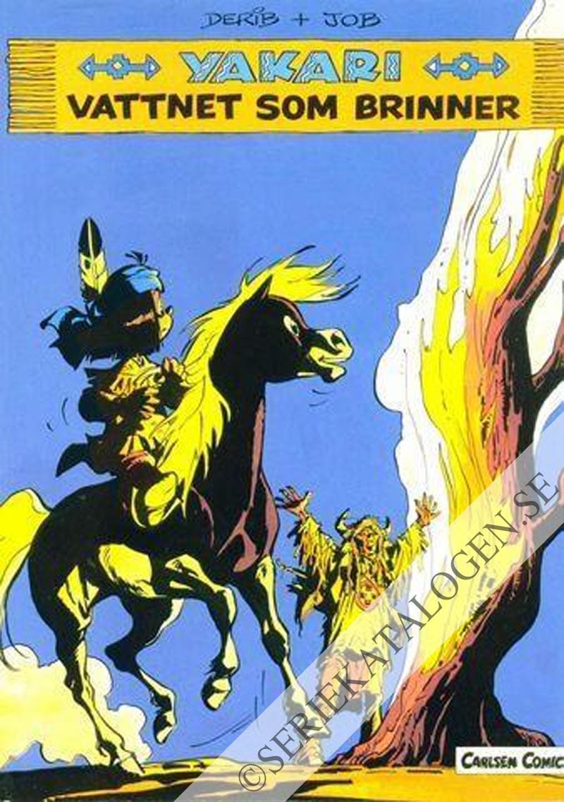 Framsida på Yakaris äventyr Vattnet som brinner (1994)