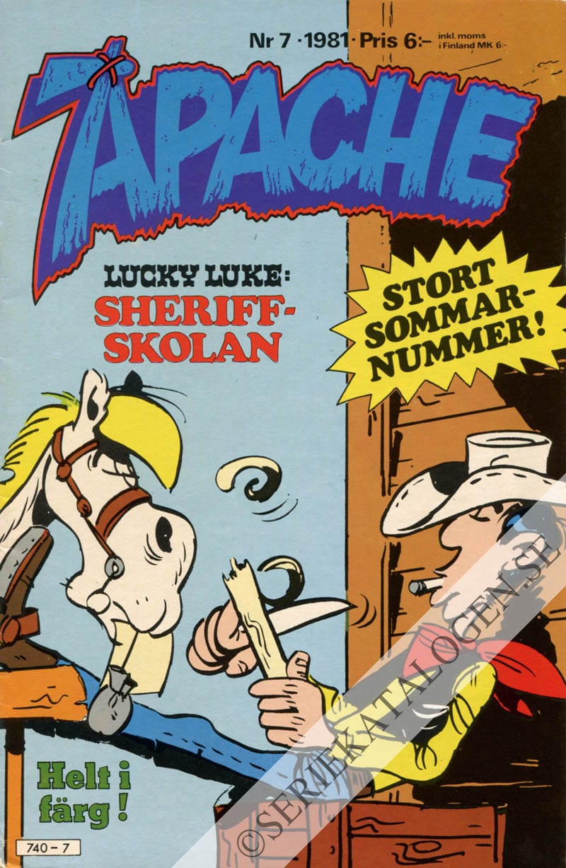 Framsida på Apache #7 (1981)
