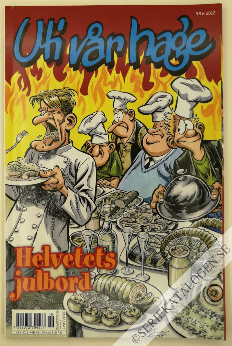 Framsida på Uti vår hage #6 - Helvetets julbord (2012)