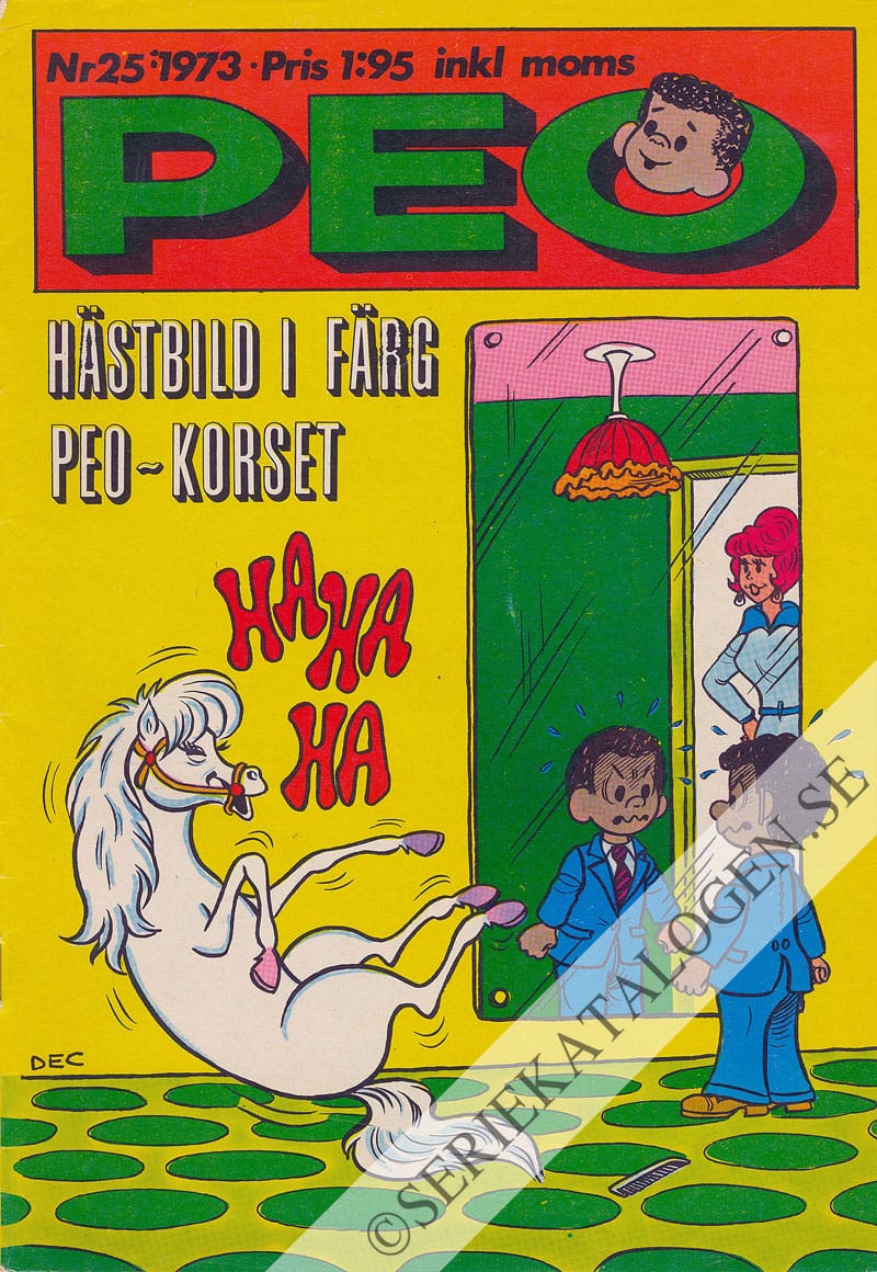 Framsida på Peo #25 (1973)