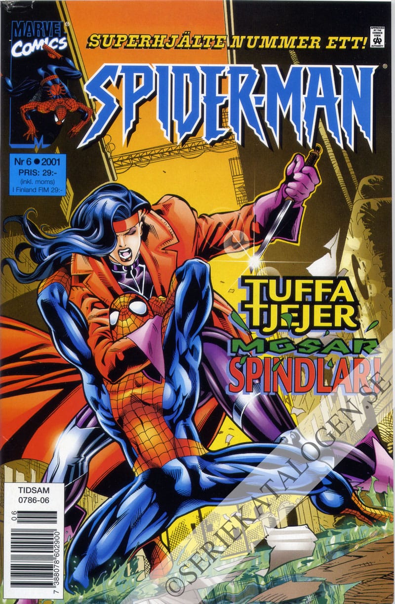 Framsida på Spider-Man #6 (2001)