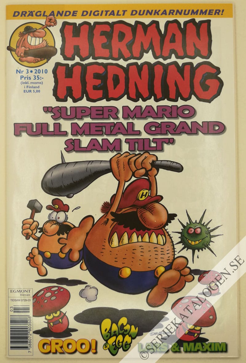 Framsida på Herman Hedning #3 (2010)