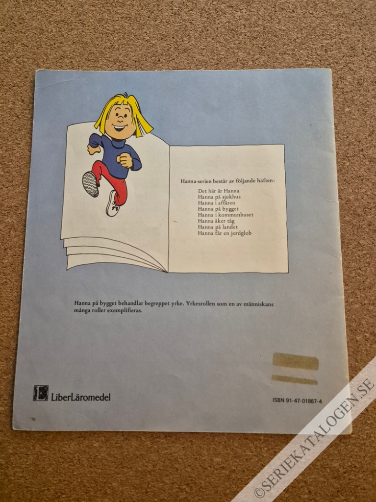 Baksida på Hanna på bygget (1976)