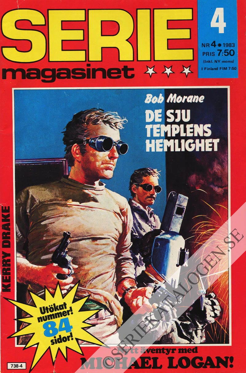 Framsida på Seriemagasinet #4 (1983)