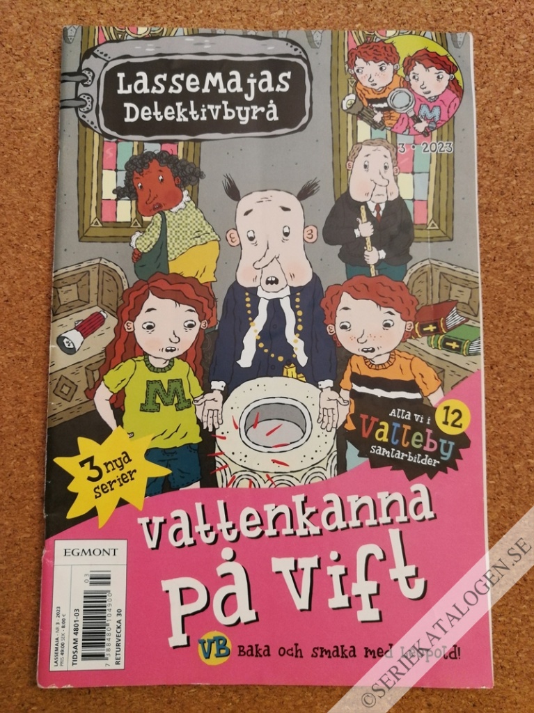 Framsida på LasseMajas detektivbyrå #3 (2023)
