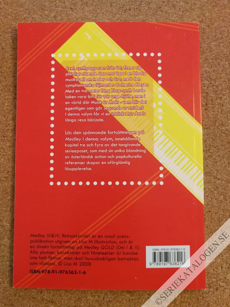Baksida på Retroaktivität (2008)