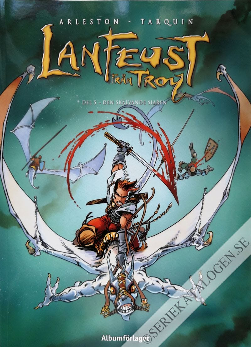 Framsida på Lanfeust från Troy Den skälvande siaren (2016)
