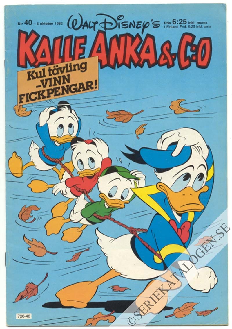 Framsida på Kalle Anka & C:o #40 (1983)