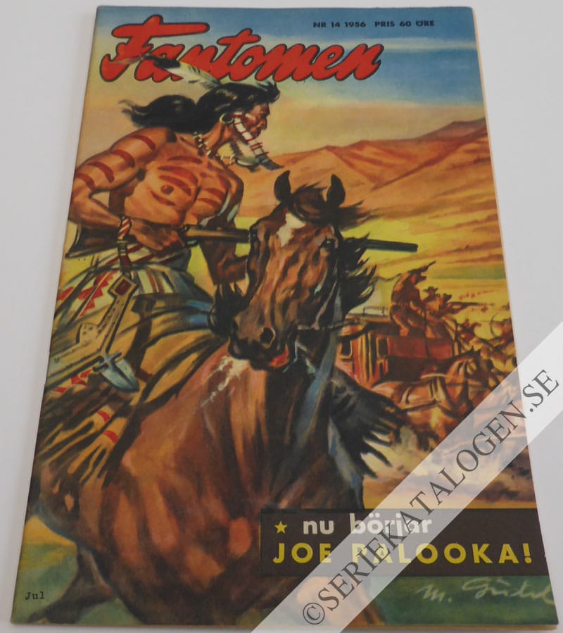 Framsida på Fantomen #14 (1956)