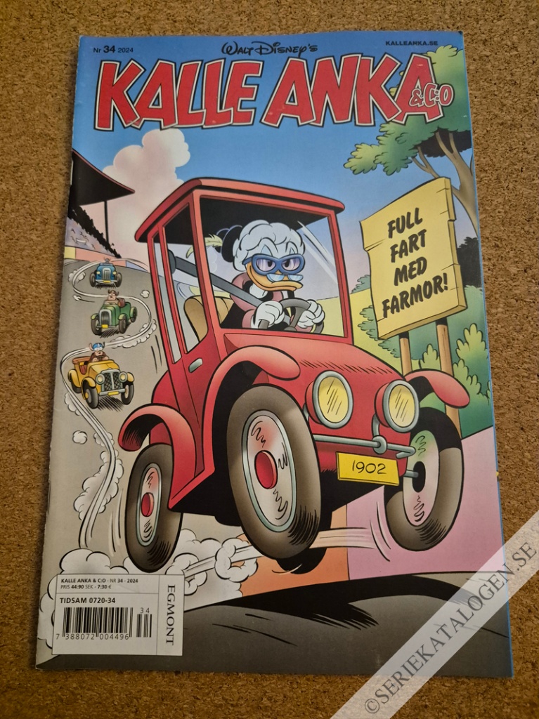 Framsida på Kalle Anka & C:o #34 (2024)