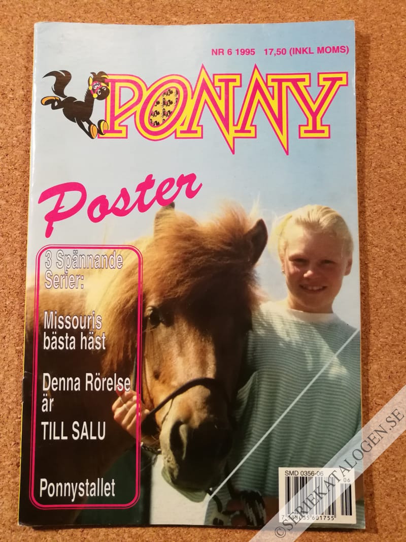 Framsida på Ponny-magasinet #6 (1995)