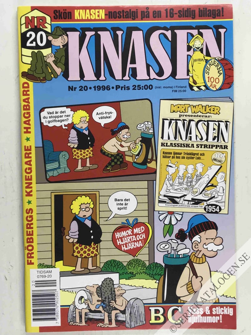 Framsida på Knasen #20 (1996)