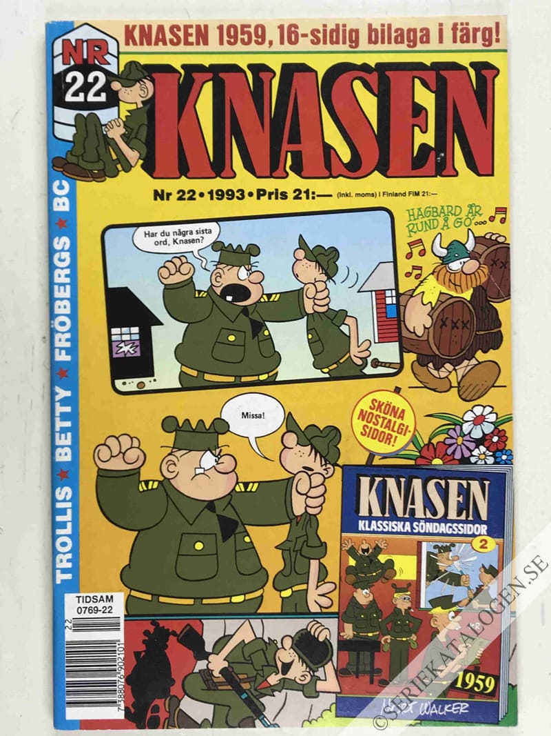 Framsida på Knasen #22 (1993)