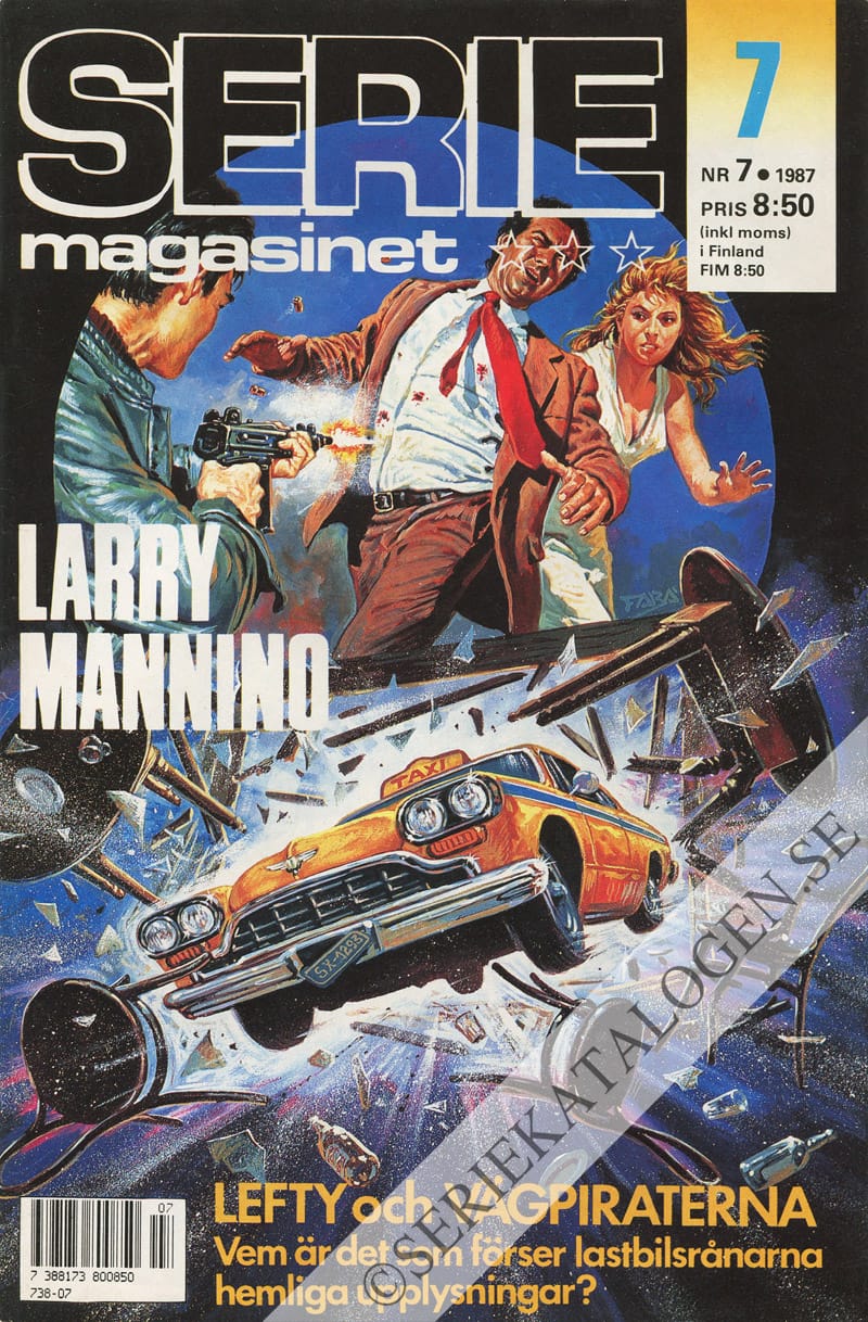 Framsida på Seriemagasinet #7 (1987)