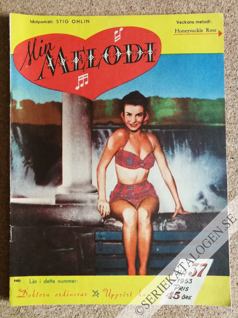 Framsida på Min melodi #37 (1953)