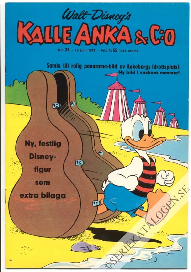 Framsida på Kalle Anka & C:o #25 (1970)