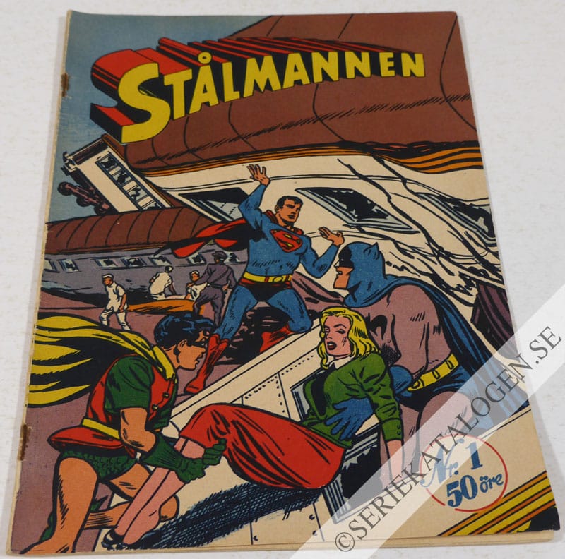 Framsida på Stålmannen #1 (1954)