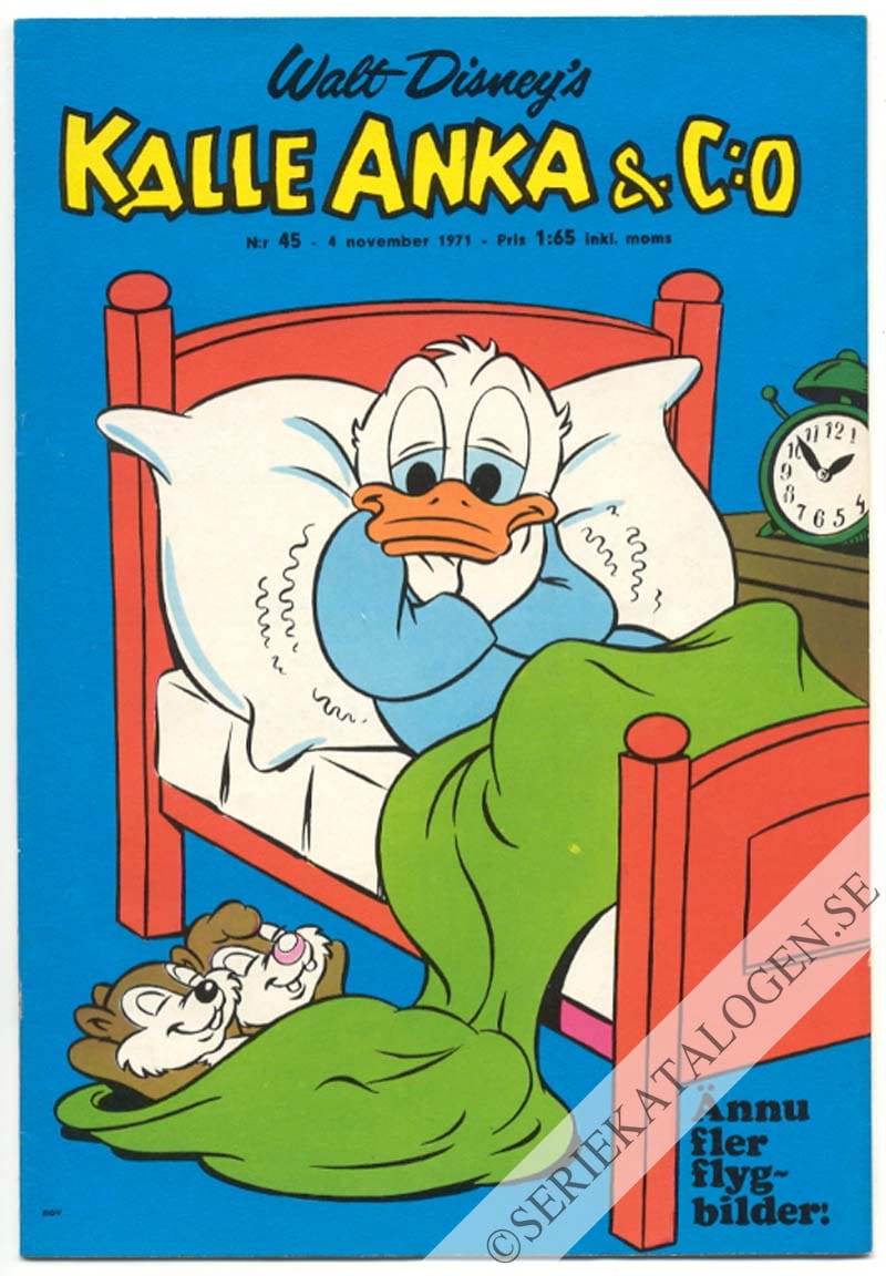 Framsida på Kalle Anka & C:o #45 (1971)