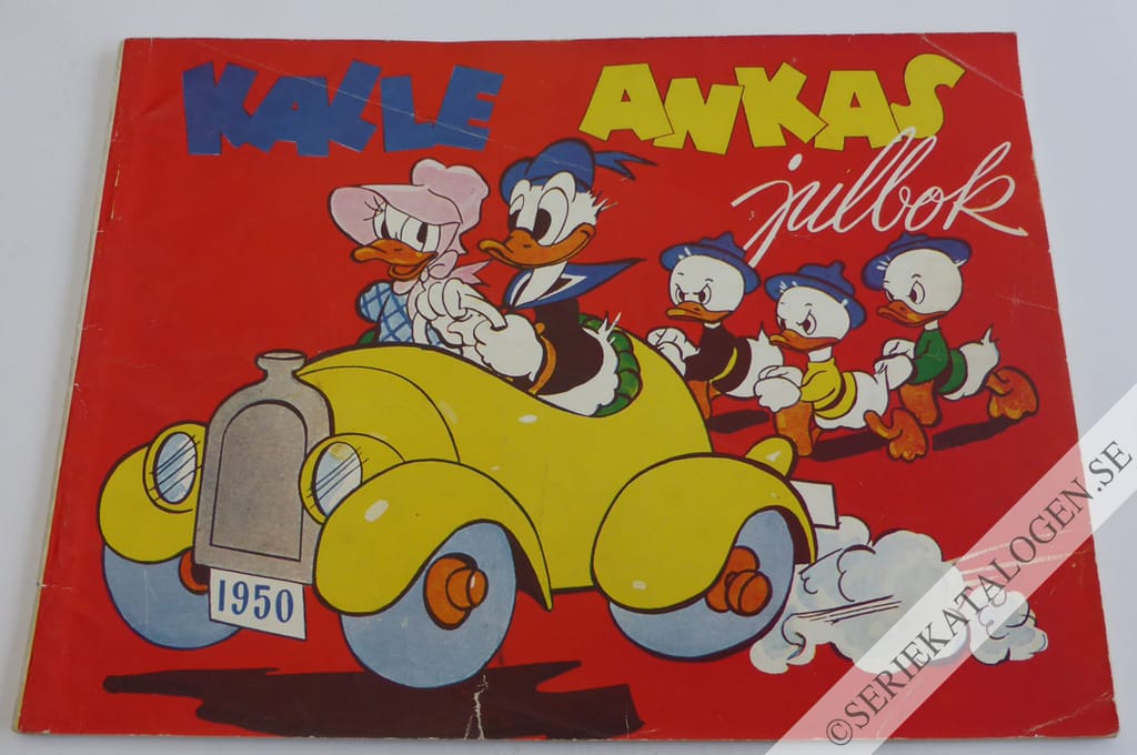 Framsida på Kalle Ankas julbok # (1950)