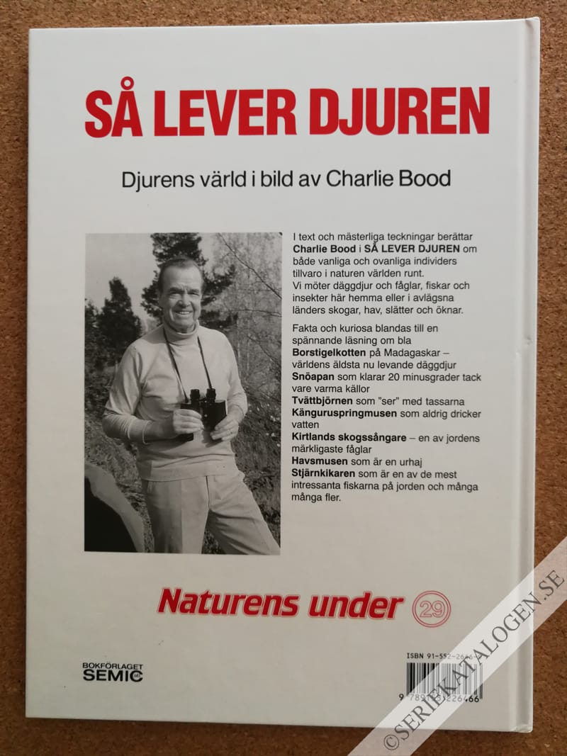 Baksida på Så lever djuren (1994)