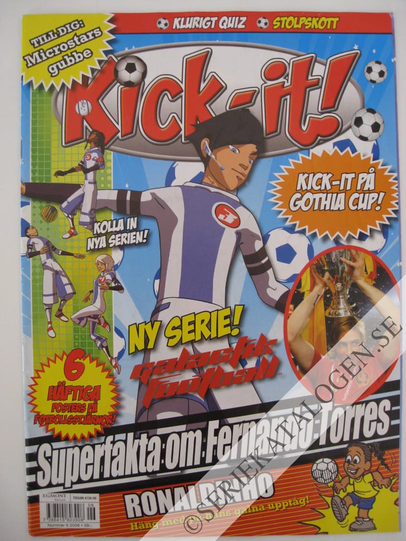 Framsida på Kick-it! #6 (2008)