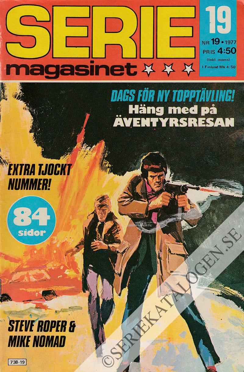 Framsida på Seriemagasinet #19 (1977)